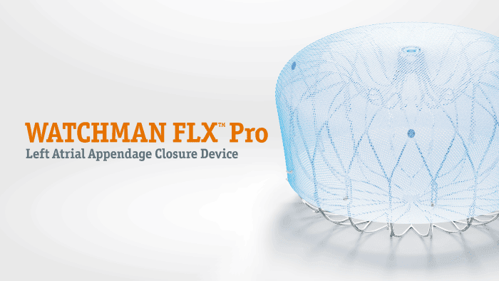 WATCHMAN left atrial appendage closure device supporting stroke prevention in patients with AF.