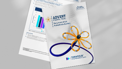 Discover datasheets from the Advent study on FARAPULSE clinical trials for paroxysmal and persistent AF treatment.